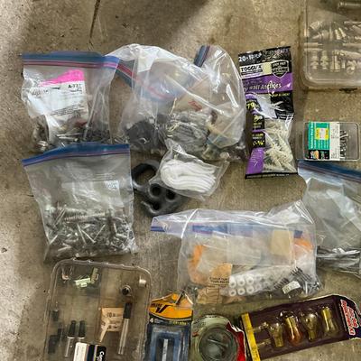 1043 Assortment Of Hardware & Tools