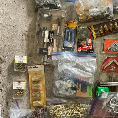 1043 Assortment Of Hardware & Tools