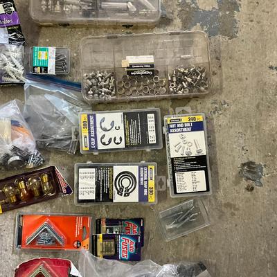 1043 Assortment Of Hardware & Tools