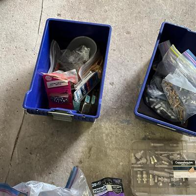 1043 Assortment Of Hardware & Tools