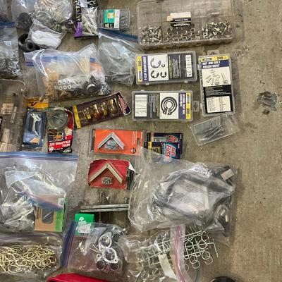 1043 Assortment Of Hardware & Tools