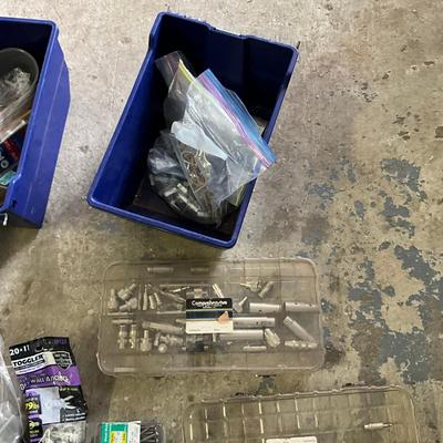1043 Assortment Of Hardware & Tools