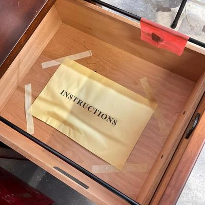 1065 Whalen Two Drawer Wood Filing Cabinet