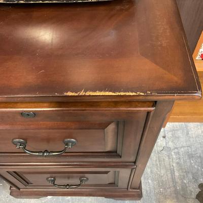 1065 Whalen Two Drawer Wood Filing Cabinet