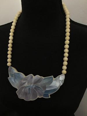 Lee Sands Mosaic Lotus Flower Mother Pearl Abalone