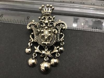 Crest Sheild Heraldic Brooch