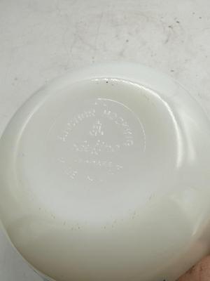 Anchor Hocking milk glass serving dish
