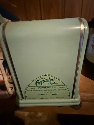 Paymaster check writer with a key