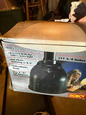 Battery operated, new in box lamp