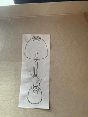 Battery operated, new in box lamp