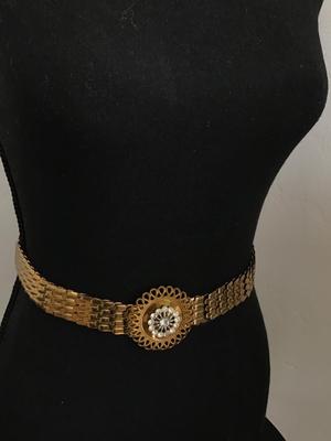 Vintage Fish Scale Stretch Belt