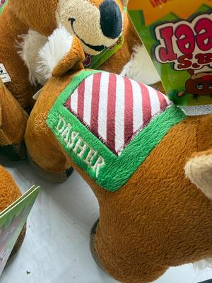 Set of Santa’s reindeer