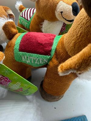 Set of Santa’s reindeer