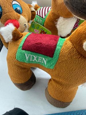 Set of Santa’s reindeer