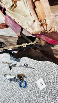 ANTIQUE SPREADER/BROAD CASTER FOR SEED OR FERTILIZER