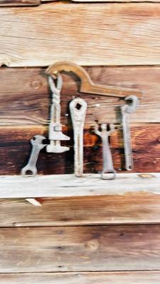 OLD WRENCHES FOR DIFFERENT APPLICATIONS