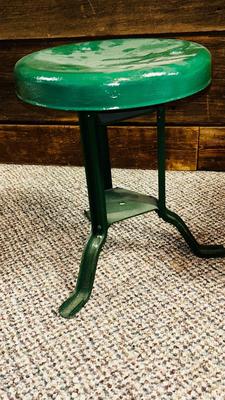 COW MILKING STOOL AND ALUMINUM EGG BOX