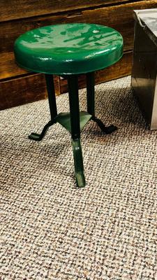 COW MILKING STOOL AND ALUMINUM EGG BOX