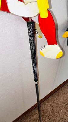 THE ROADRUNNER AND THE MALLARD FLYERS YARD ART