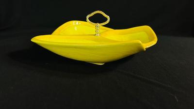 MCM BELMAR OF CALIF. SECTIONED DISH WITH HANDLE