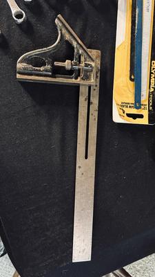 NICE SIZED RUBBER MALLET, SAE END WRENCHES , HACKSAW AND MORE!