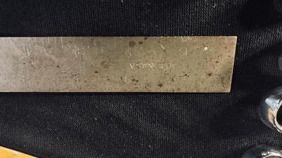 NICE SIZED RUBBER MALLET, SAE END WRENCHES , HACKSAW AND MORE!