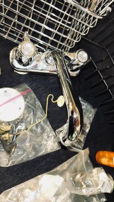 BATH FAUCET AND OTHER HANDY HOUSEHOLD HARDWARE