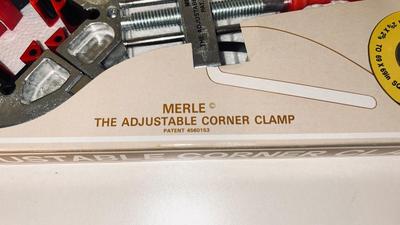 105 PIECE SECURITY BIT SET AND AN ADJUSTABLE CORNER CLAMP SET, ANOTHER CORNER CLAMP AND FENCE