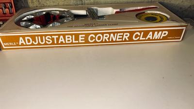 105 PIECE SECURITY BIT SET AND AN ADJUSTABLE CORNER CLAMP SET, ANOTHER CORNER CLAMP AND FENCE