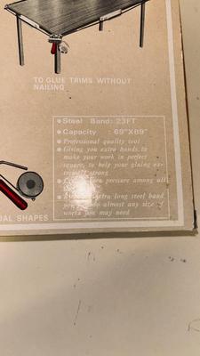 105 PIECE SECURITY BIT SET AND AN ADJUSTABLE CORNER CLAMP SET, ANOTHER CORNER CLAMP AND FENCE