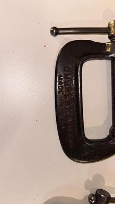 STANLEY SPEED DRILL, 12” WOOD CLAMP, NAIL CLAW, NAIL SET AND MORE