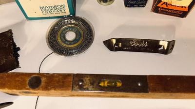 VINTAGE HARDWARE BOXES and TOOLS