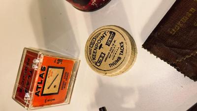 VINTAGE HARDWARE BOXES and TOOLS