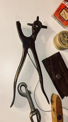 VINTAGE HARDWARE BOXES and TOOLS