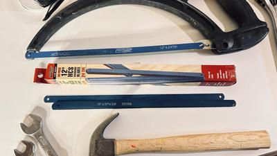 A VARIETY OF HAND TOOLS