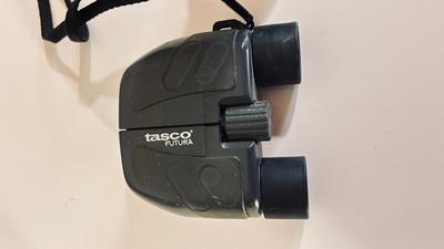 15” MAG-LITE, TASCO FUTURA BINOCULARS AND A MIKITA FLASH LIGHT