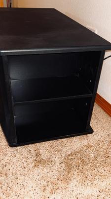 SMALLER TV STAND AND SONY CDP-CE315 5 DISC CD PLAYER WITH REMOTE
