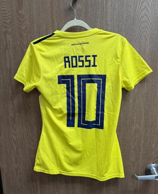 Sale Photo Thumbnail #498: With No. 10 front and back, player name on back is "Rossi". Good condition.