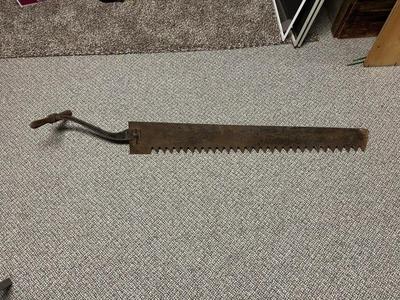 ANTIQUE ICE SAW