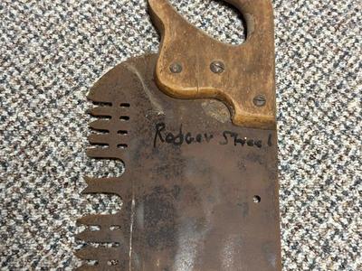 ANTIQUE DISSTON CROSSCUT 2 MAN HAND SAW