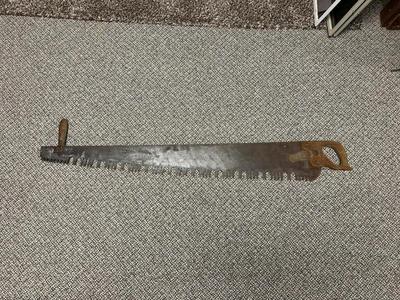ANTIQUE DISSTON CROSSCUT 2 MAN HAND SAW