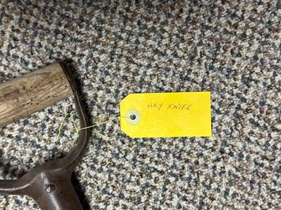 ANTIQUE HAY KNIFE OR HAY CUTTER