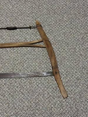 ANTIQUE BUCK/BOW CROSSCUT HAND SAW