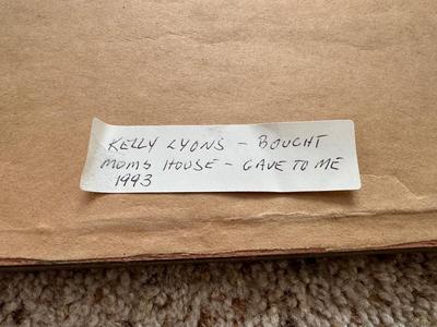 1924 "THE LAST DROP FROM HIS STETSON" BY ARTIST LON MEGARGEE