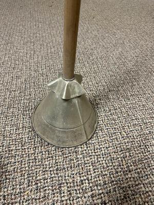 RAPID WASHER & GALVANIZED STEEL MOP BUCKET WITH WOODEN ROLLER WRINGER