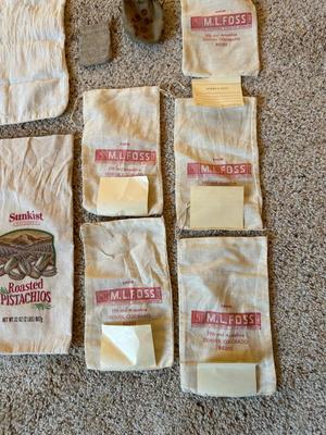 ML FOSS CLOTH COFFEE BEAN BAGS AND MORE