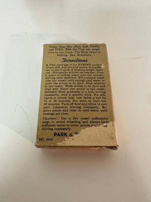 2 VERY OLD BOXES OF TINTEX TINTS AND DYES