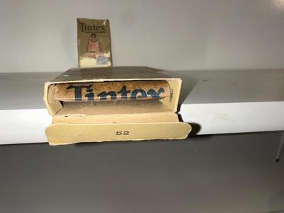 2 VERY OLD BOXES OF TINTEX TINTS AND DYES