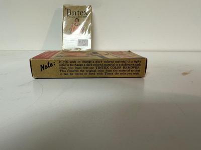 2 VERY OLD BOXES OF TINTEX TINTS AND DYES