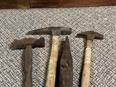 VARIOUS HAMMERS AND WEDGE